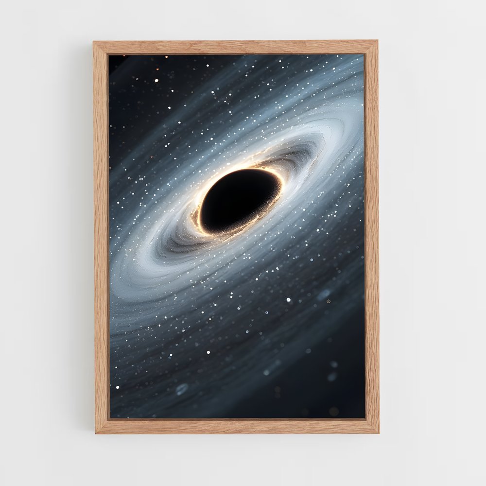 Poster Eclipse Galactique – affiche Trou Noir (vue 4)